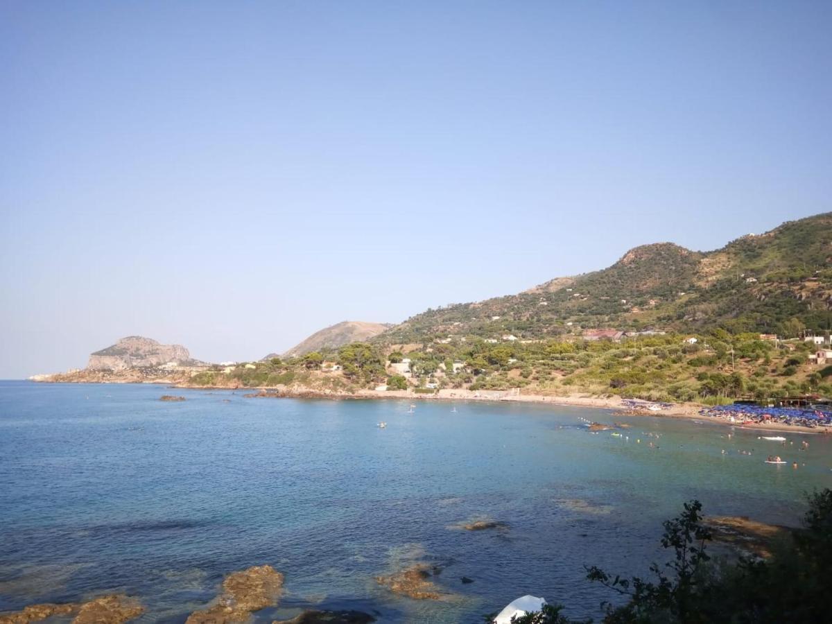 Stanza In Villa Con Giardino Vista Mare Cefalù Eksteriør billede
