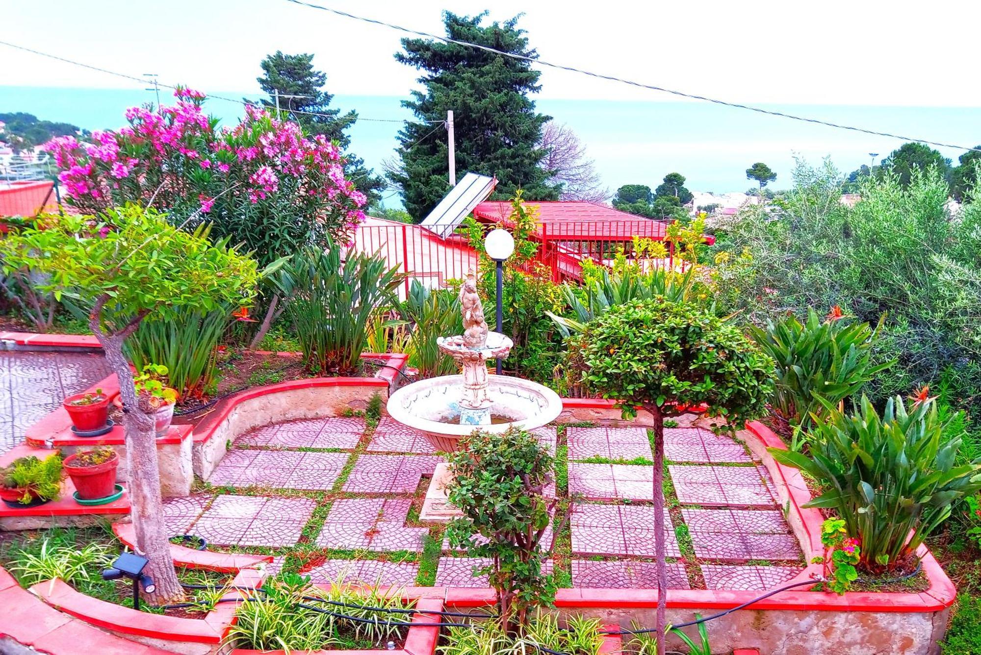Stanza In Villa Con Giardino Vista Mare Cefalù Eksteriør billede